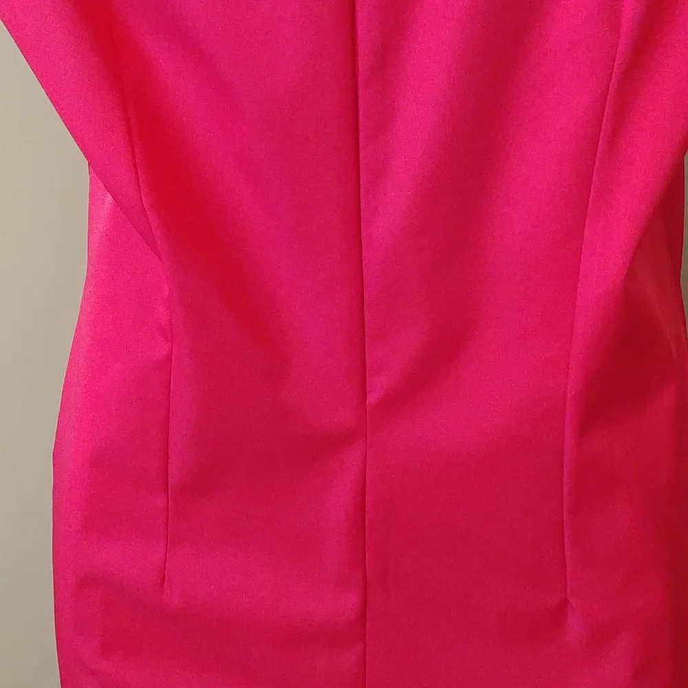 Dress, size 44, red color, 100 %viscose - Picture 6 of 9